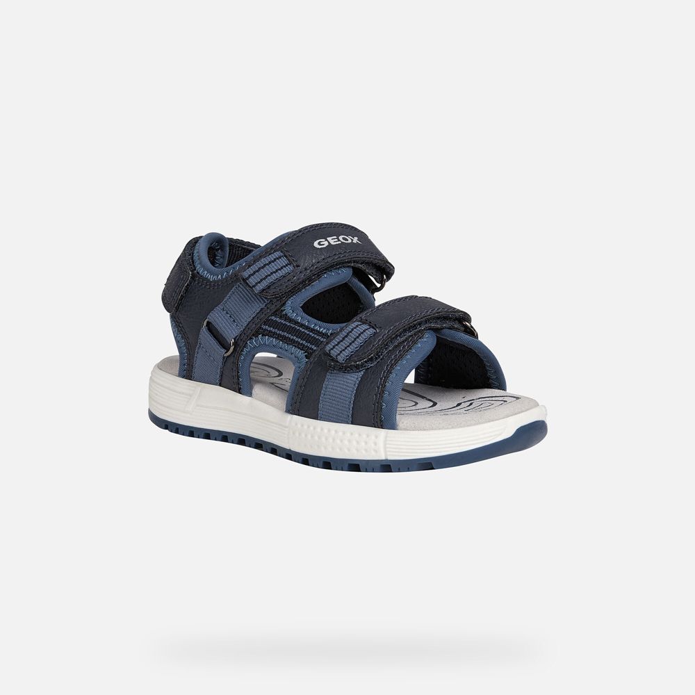 Geox Sandals Navy Alben - Geox Boys Shoes - XMWRSA781